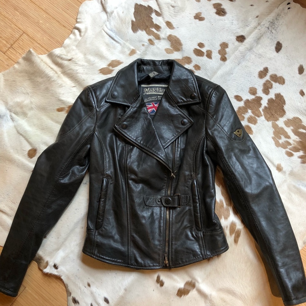 $1395 Matchless Stunning New Leather Jacket